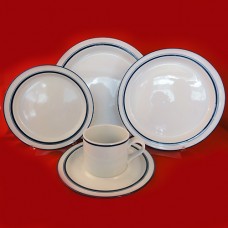 Dansk Christianshavn Blue 5pc Place Setting