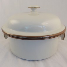 Dansk Christianshavn Brown Covered Casserole 11" diameter