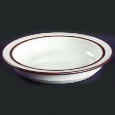 Dansk Christianshavn Brown Rim Soup Bowl 8" diameter