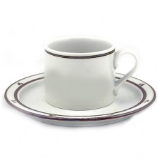 Dansk Fredriksborg Brown Cup & Saucer