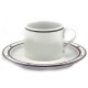 Dansk Fredriksborg Brown Cup & Saucer