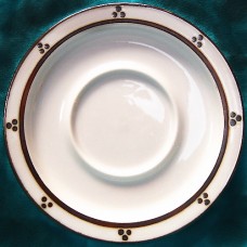 Dansk Fredriksborg Brown Saucer