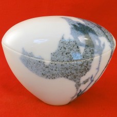 Dansk Magnolia Blue Covered Sugar 4.5" tall