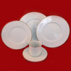 Dansk Tapestries Brocade Gold 5pc Place Setting