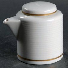 Dansk Tapestries Brocade Gold Covered Creamer 3.5"tall