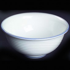 Dansk Tapestries Damask Blue Open Vegetable Round 8"