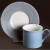 Dansk Tapestries Jacquard Blue Cup & Saucer