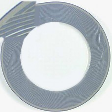 Dansk Tapestries Jacquard Blue Dinner Plate 