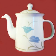 Dansk Tivoli Belles Fleurs Taupe Coffee Pot 10.75" tall
