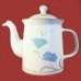 Dansk Tivoli Belles Fleurs Taupe Coffee Pot 10.75" tall