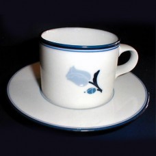 Dansk Tivoli La Tulipe Bleu Cup & Saucer