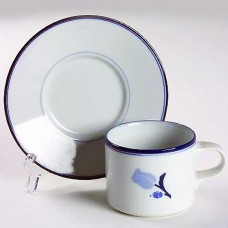 Dansk Tivoli La Tulipe Bleu Saucer 6.4" diameter