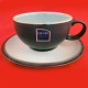 Denby Energy Charcoal/Green Cup & Saucer