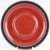Denby Harlequin Breakfast Saucer Blue Rim Red Centre
