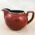 Denby Harlequin Creamer Red OUT/Green IN 3.5" tall