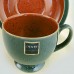 Denby Harlequin Cup Green OUT /Red IN