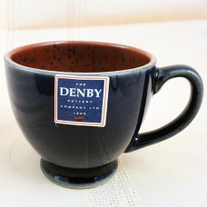 Denby Harlequin Demi Tasse Cup ONLY Blue OUT /Red IN