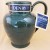 Denby Harlequin JUG Pitcher BLUE IN / GREEN OUT 7.5" tall