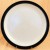 Denby Harlequin Lite Salad Plate White Centre/Green Border