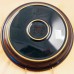 Denby Harlequin Lite Salad Plate White Centre/Green Border