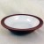 Denby Harlequin Lite Soup/Cereal 7" White Centre/Red