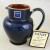 Denby Harlequin Pitcher Red IN /Blue OUT 6" tall 1 Pint