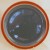 Denby Harlequin Salad Plate 8.5" Red border /Green inside