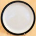 Denby Harlequin Salad Plate 8.5" White Centre/Blue Rim