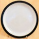 Denby Harlequin Salad Plate 8.5" White Centre/Blue Rim