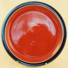 Denby Harlequin Salad Plate 8.6" Red Centre/Blue