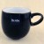 Denby Jet Black Mug 3.25" tall