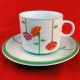 Denby Langley Contrariwise Cup & Sugar 2.6" tall