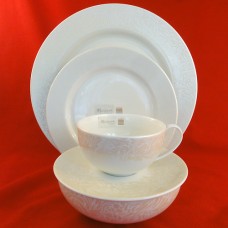 Denby Lucille Gold 5pc Place Setting with cereal