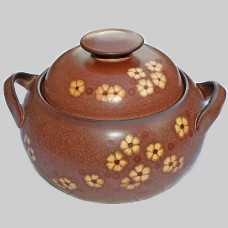Denby Sandstone Covered Casserole 7.5" diameter