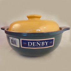 Denby Spice Covered Casserole Round 10.5" diameter