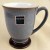 Denby Storm Grey Mug Footed 4" Tall