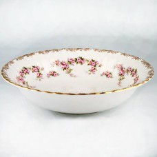 DIMITY ROSE by Royal Albert Round Serving Bowl 9.5"