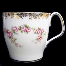 DIMITY ROSE by Royal Albert Tankard Mug 3.25" tall DIMITY ROSE by Royal Albert Tankard Mug 3.25" tall