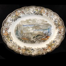 EARLY CANADA 1842 HERITAGE by Ridgway Platter 13.75"