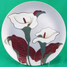 Fitz & Floyd #258 Satin Calla Lily Salad 7.5" 