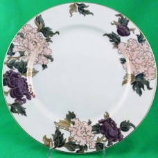 Fitz & Floyd #323 Cloisonne Peony White Dinner 10.25" 