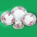 Fitz & Floyd Cloisonne Lotus 5 Piece Place Setting