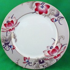 Fitz & Floyd Cloisonne Lotus Bread & Butter 6.6" 