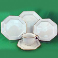 Fitz & Floyd Etoile Chamoise 5 Piece Place Setting