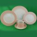 Fitz & Floyd La Ronde Pink 5pc Place Setting