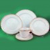 Fitz & Floyd Orleans Blanc Dinner Plate 10.25"