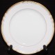 Fitz & Floyd Orleans Blanc Dinner Plate 10.25"