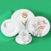 Fitz & Floyd Pastel Poppy 5 Piece Place Setting
