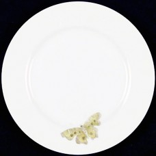 Fitz & Floyd Pastel Poppy Bread & Butter 6.6" 