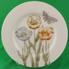 Fitz & Floyd Pastel Poppy Salad Plate 7.5"
